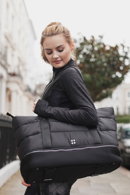 sweaty betty luxe gym bag